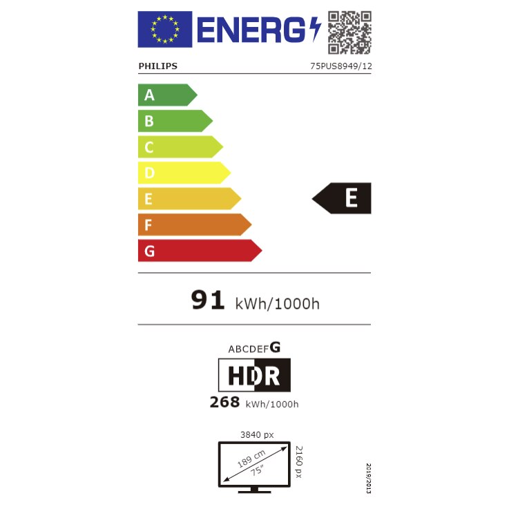 Televizor Philips 75PUS8949 Ambilight LED TV, 189 cm, Smart TV, 120 Hz