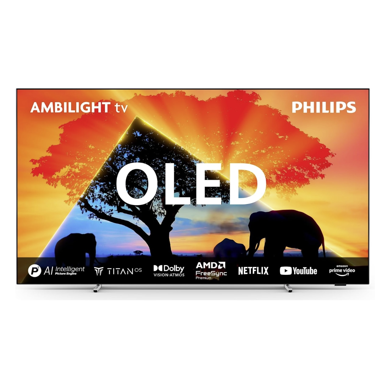 Televizor Philips Ambilight 48OLED759, 122 cm, 4K OLED Smart TV, Ultra HD