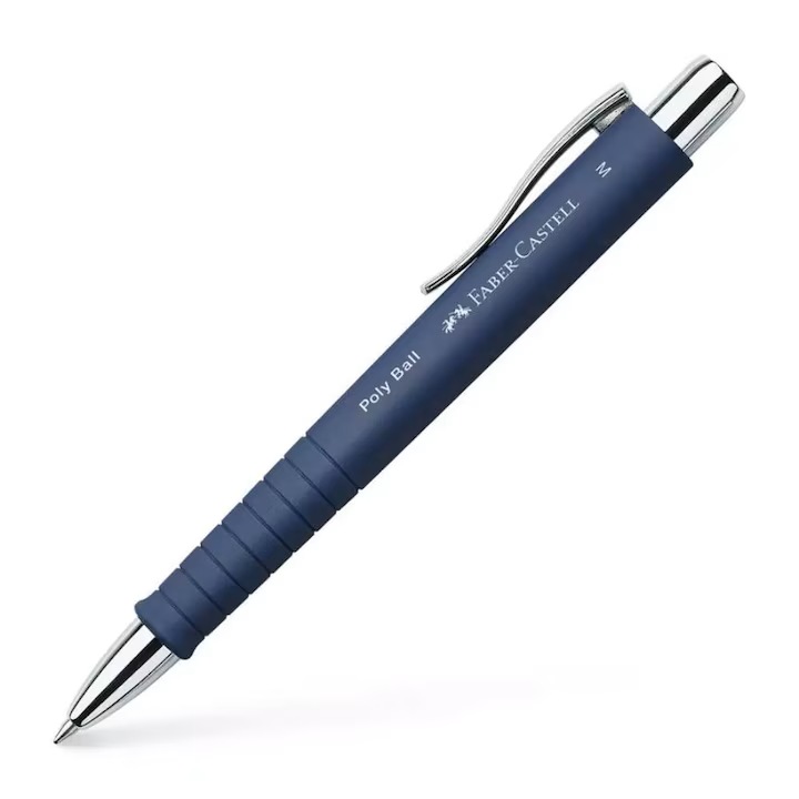 Механична химикалка Faber-Castell Poly Ball, синя