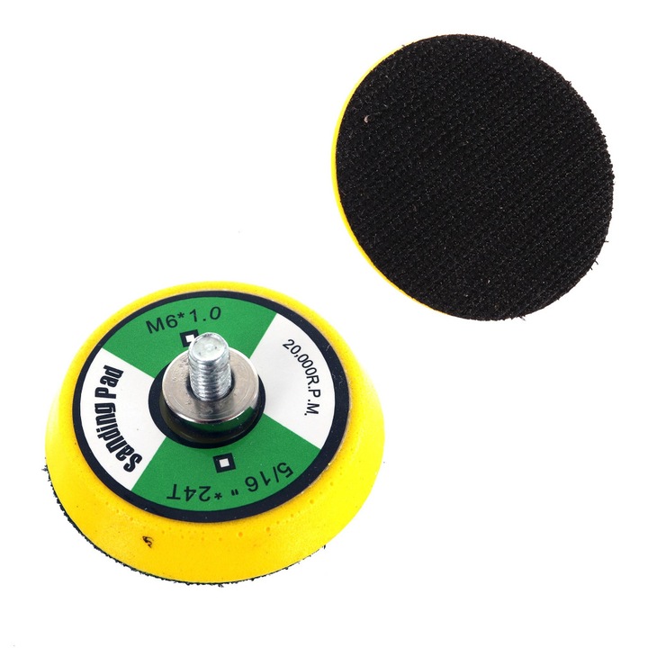 Велкро диск m6 за 50 мм пневматична шлайфмашина