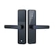 Yala inteligenta Z7, Inchidere digitala a usii, maner Control acces fara cheie, Tuya, Smart Life Control biologic amprenta digitala Inchidere automata Card IC Cod antifurt Usa digitala, negru @ SmartWIz