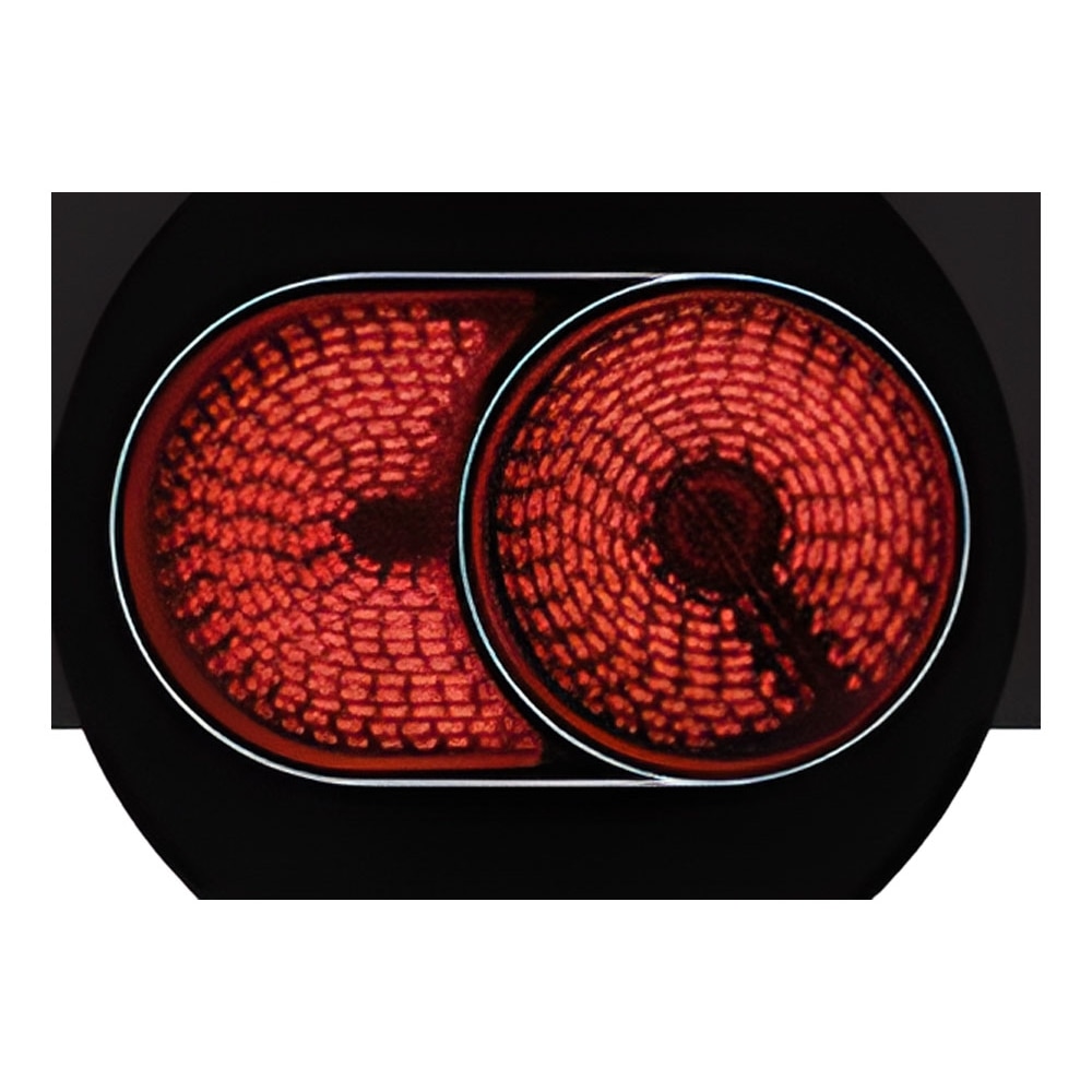 Aragaz Hyundai HCVC23-7260V/XP, electric, Plita vitroceramica, 60 cm, 69L, Airfry, Rotisor, Butoane push-hide, Inox/Negru