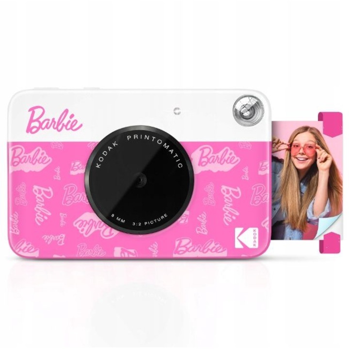 Момента камера 5 бр. снимки. Розово, BARBIE Kodak Printomatic 5MP
