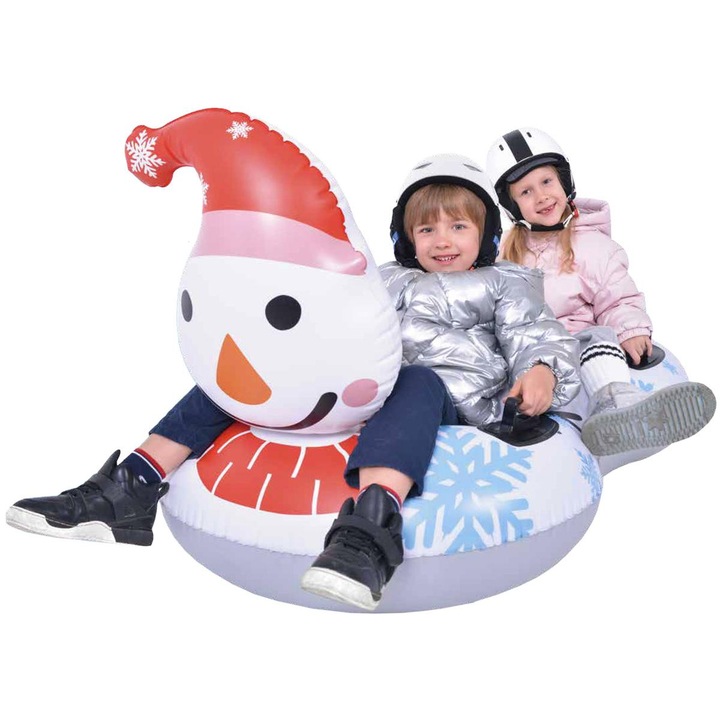 Sanie gonflabila snow man 2 locuri, Inflatable, 138 cm, 100 kg, Multicolor