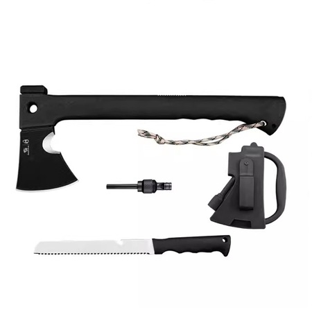 Topor 3 in 1 amnar, cutit si fluier, 35.5 cm, teaca inclusa - eMAG.ro