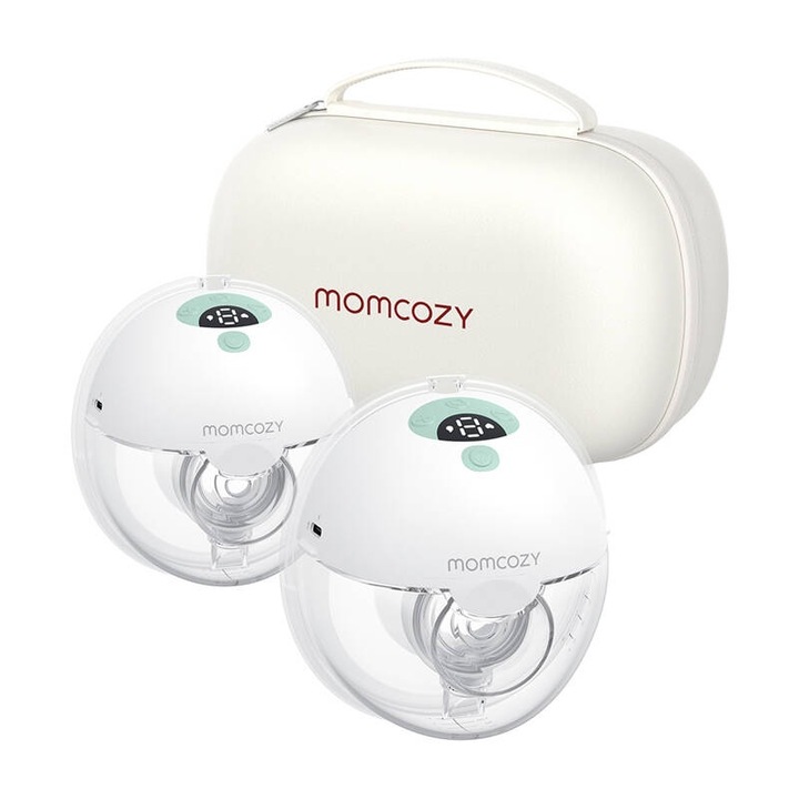 Двойна помпа за кърма Momcozy M5, 3 режима на работа, 9 нива на интензитет, зелена, 128x117x74 мм, пълен комплект