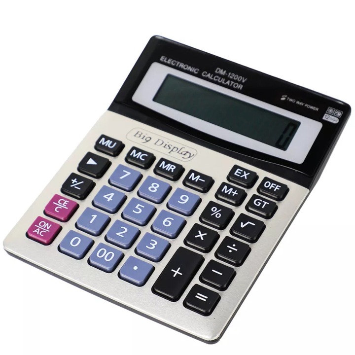 Настолен компютър, DM-1200V, 12 цифри, двойно захранване