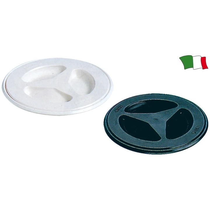 Trapa de Inspectie cu O-Ring, Diametru Exterior 200 mm, Alba