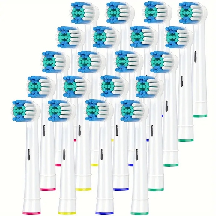 Oral Care® резервни части за електрическа четка за зъби, съвместими с Oral-B Sensitive Clean, 20 бр