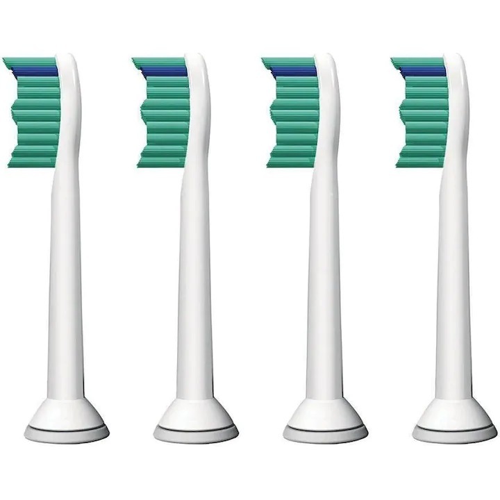 Комплект електрически четки за зъби, 4 броя, съвместими с Philips Sonicare ProResults C1, LRTM, PHX6014/4