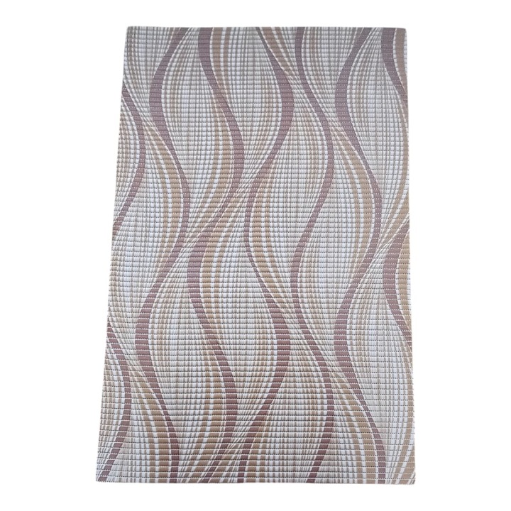 Csúszásmentes fürdőszőnyeg, téglalap alakú, 100cm X 65cm, PVC hab anyag, bézs barna tüskeminta