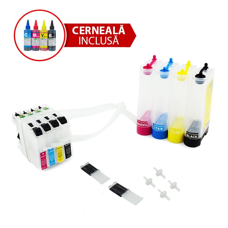 Sistem de alimentare continua CISS pentru Brother seria LC123