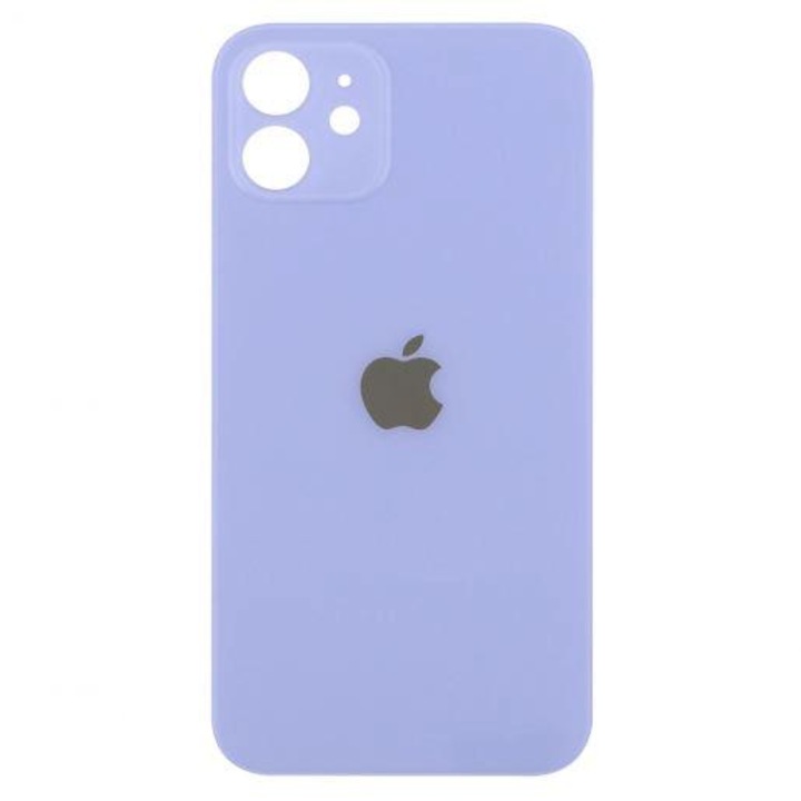 Capac baterie pentru Apple iPhone 12 Purple, Sticla, Fara Adeziv, Service Pack, Bulk