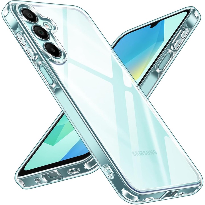 Калъф, Противоударен, прозрачен, съвместим със Samsung Galaxy A16 5G