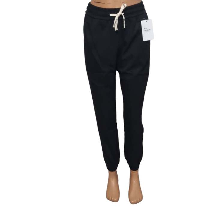 Fekete melegítőnadrág lányoknak, M-es méret