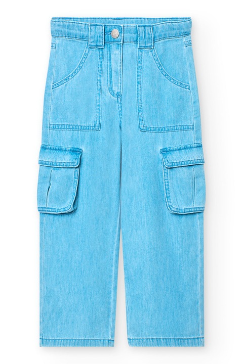 boboli, Bő szárú farmernadrág, Jégkék