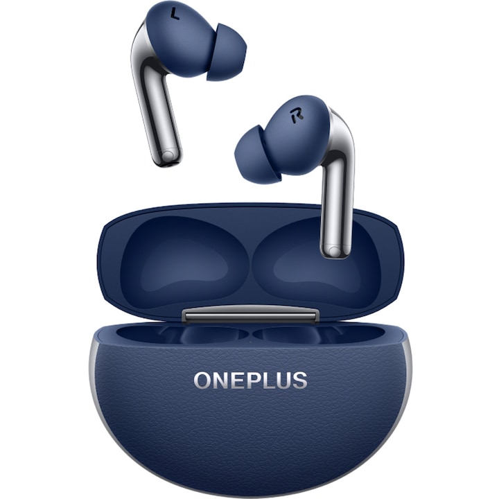 Слушалки за поставяне в ушите OnePlus Buds Pro 3, True Wireless, Bluetooth, ANC, Spatial Audio, Hi-Res Audio, Sapphire Blue