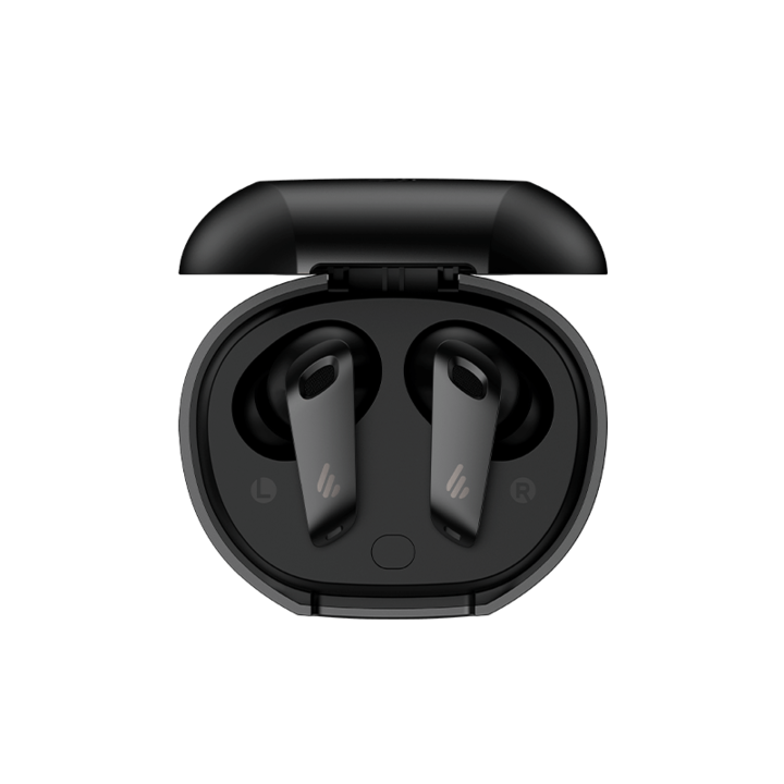 Edifier fülhallgató vezeték nélküli, In ear, okostelefonhoz, mikrofon a headset-en, USB-C, ANC, IP54, Bluetooth 5.4, fekete