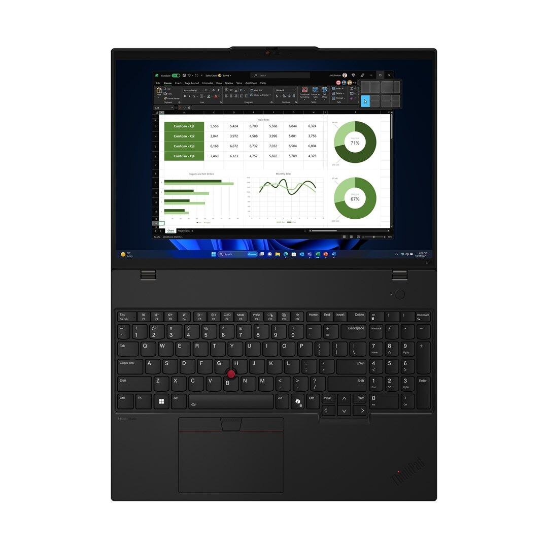 Laptop Lenovo ThinkPad L16, 16 inch 1920 x 1200, Intel Core Ultra 5 125U 12 C / 14 T, 1.3 GHz - 4.3 GHz, 12 MB cache, 28 W, 16 GB DDR5, 512 GB SSD, Intel Graphics, Windows 11 Pro