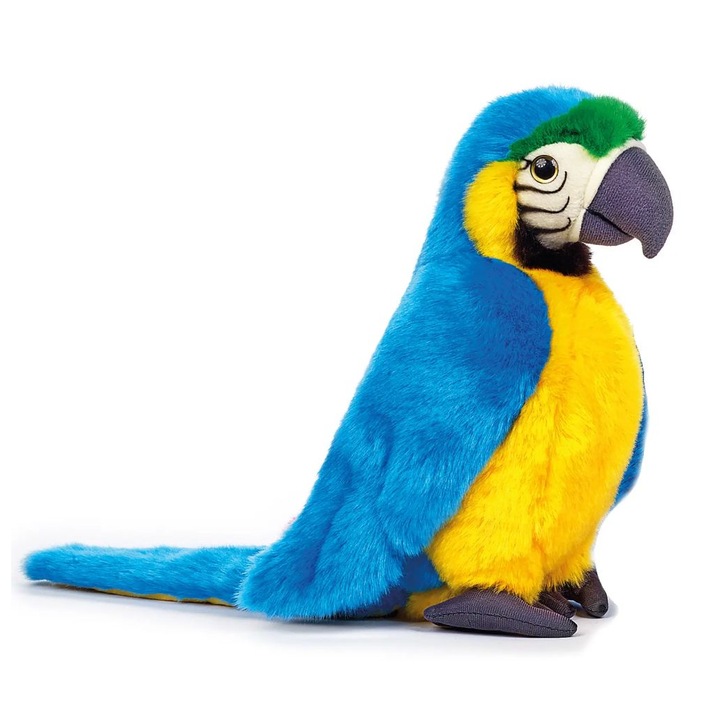 Ara papagáj plüssjáték kék 24 cm
