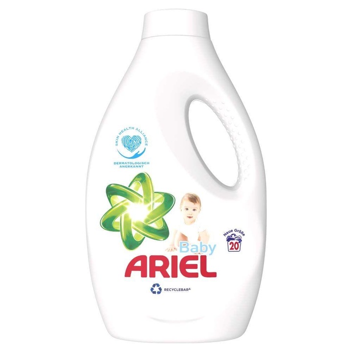 Ariel Baby folyékony mosószer, 20 mosás, 1.1L