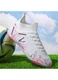 Ghete de fotbal MBrands, 8.3 cu glezna pentru teren sintetic, culoare alb 40