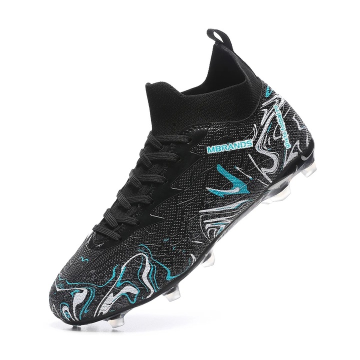 Бутонки MBrands, 8.3 с глезен, шипове, Черен