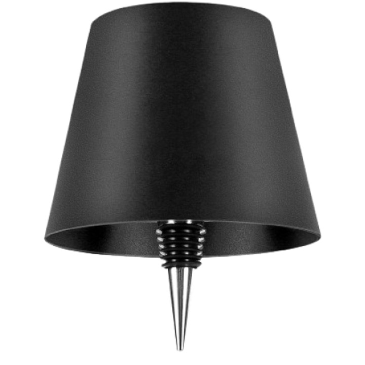 Lampa LED pentru sticle, HNSMART, neagra, 16 culori, 18cm