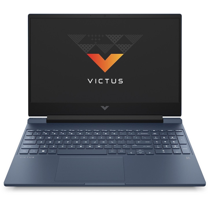 Лаптоп HP Victus 15-fb1020nn с AMD Ryzen 5 7535HS (3.3/4.6GHz, 16M), 32 GB, 1TB M.2 NVMe SSD, NVIDIA RTX 2050 4GB GDDR6, Windows 11 Home, Тъмносин