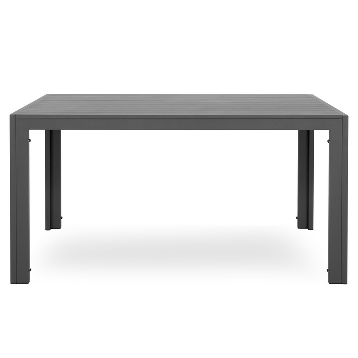 Masa dreptunghiulara gradina/terasa, Maison Mex HAVEN, L.140 l.80 H.75 cm, gri