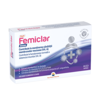 Femiclar Imun, Sun Wave Pharma, Echinacea purpurea, vitamina A pentru sanatatea membranelor mucoase, 30 capsule