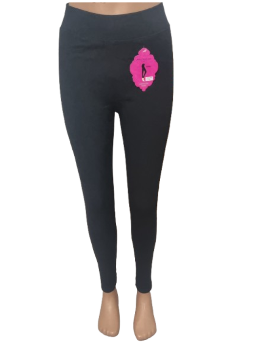 Colanti- pantaloni de dama negri cu blanita, marimea m