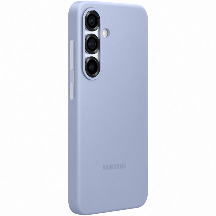 Husa de protectie Samsung Silicone Case pentru Galaxy S25, Light Blue