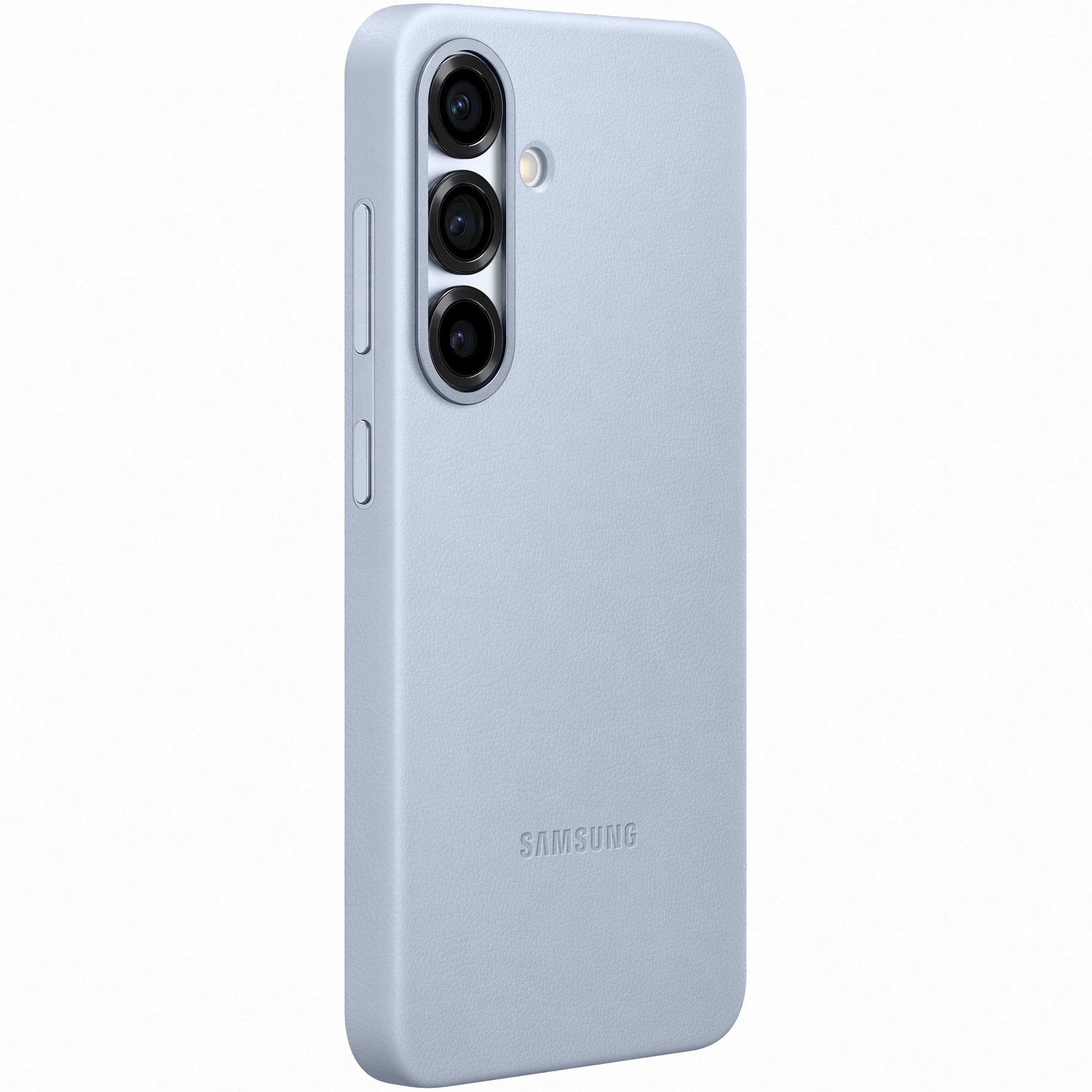 Husa de protectie Samsung Kindsuit Leather Case pentru Galaxy S25, Light Blue