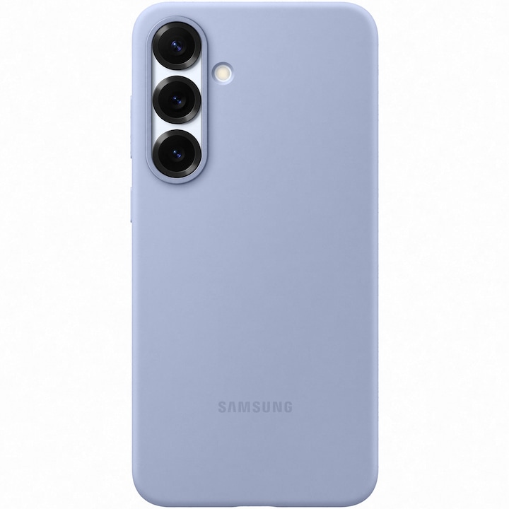 Husa de protectie Samsung Silicone Case pentru Galaxy S25+, Light Blue