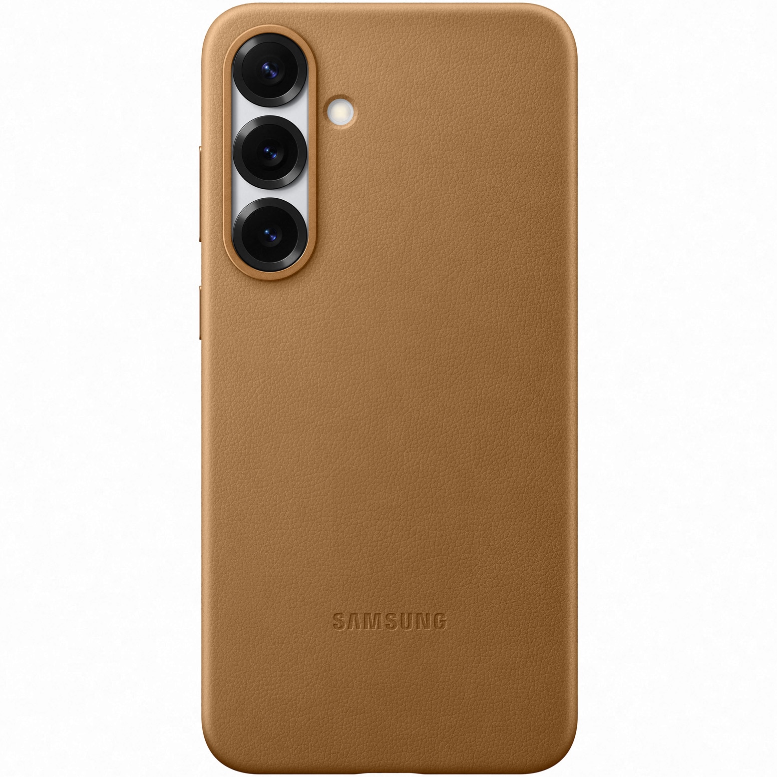 Husa de protectie Samsung Kindsuit Leather Case pentru Galaxy S25+, Gold