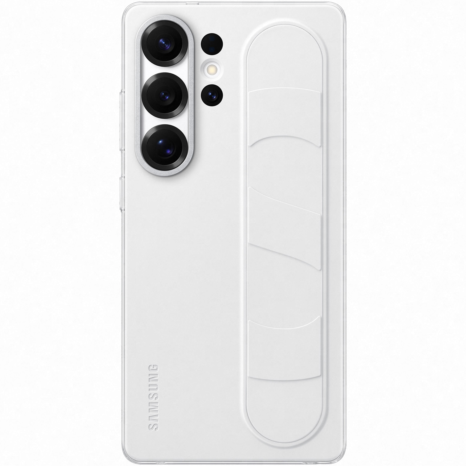 Husa de protectie Samsung Standing Grip Case pentru Galaxy S25 Ultra, White