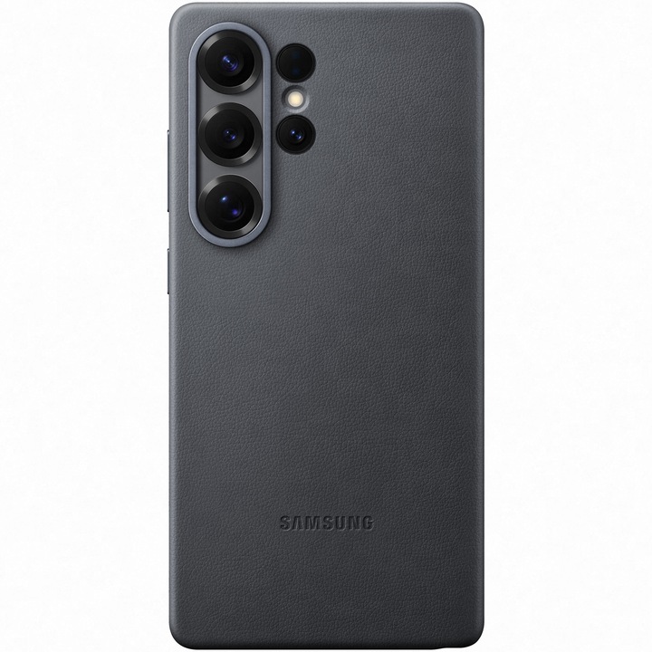 Кожен калъф Samsung Kindsuit за Galaxy S25 Ultra, черен