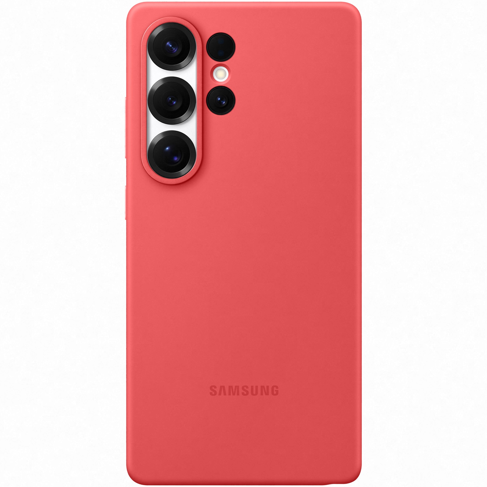 Husa de protectie Samsung Silicone Case pentru Galaxy S25 Ultra, Red