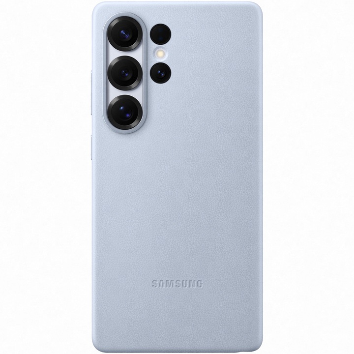 Калъф Samsung Kindsuit за Galaxy S25 Ultra, Кожен, светлосин