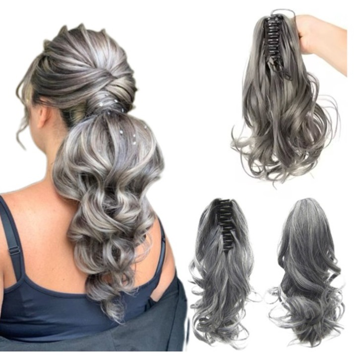 Coada de Volum Ondulata, GREY, Oskar Shop