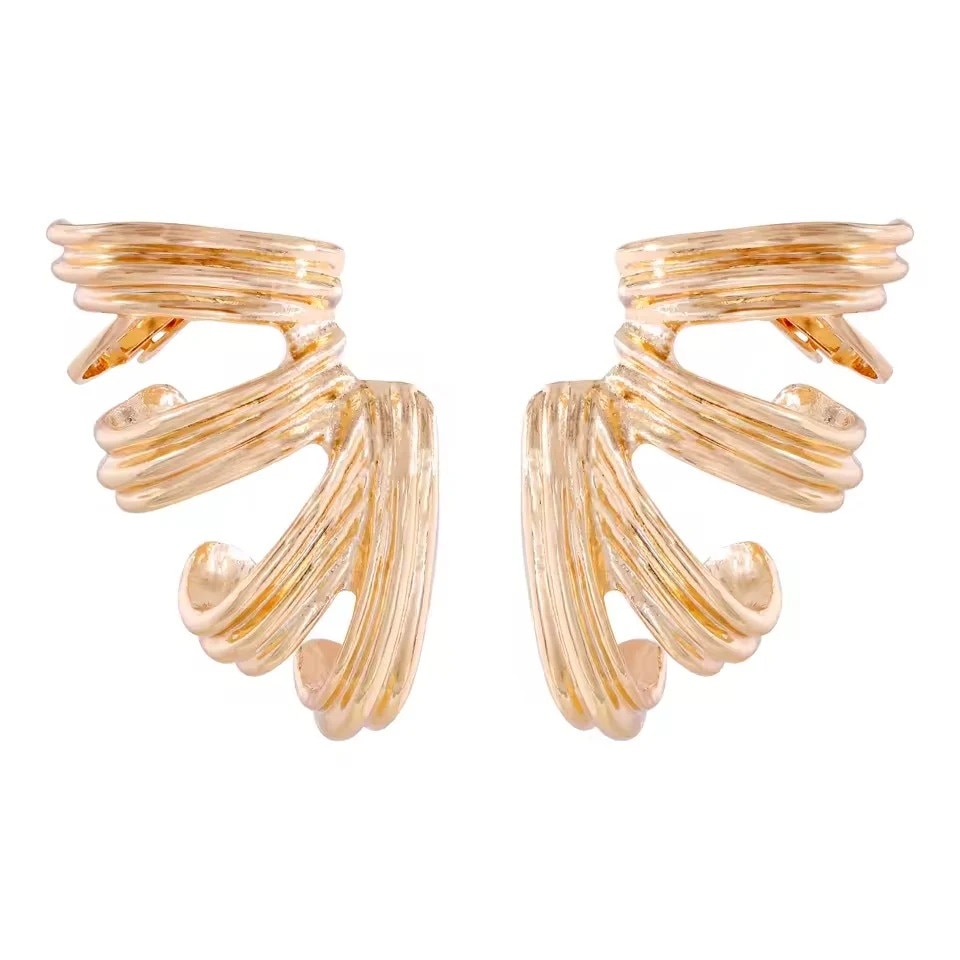 Cercei aurii, cu prindere dubla, Oddi C12