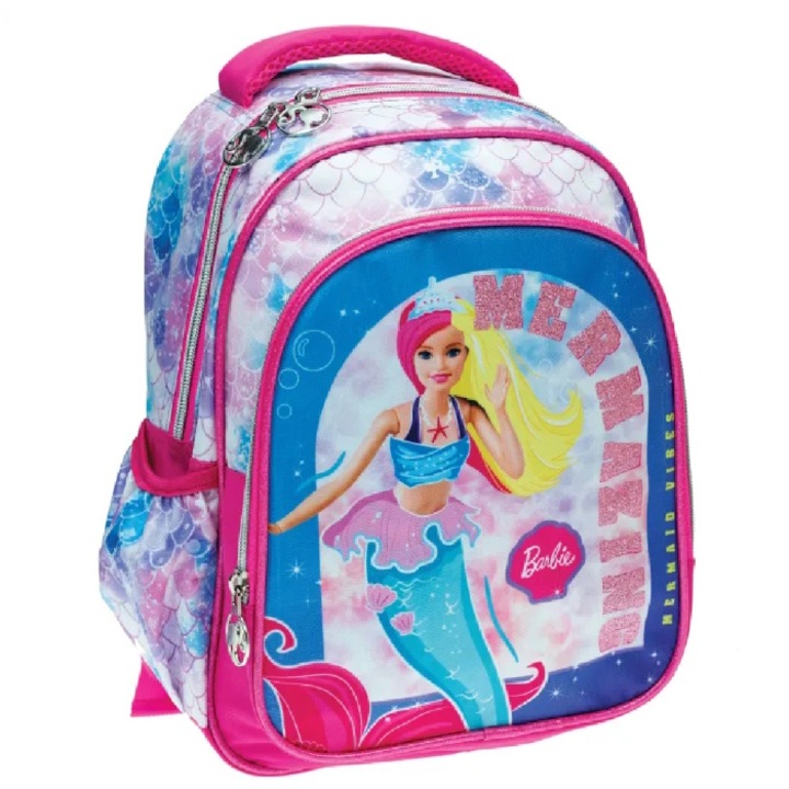 Предучилищна ученическа несесер, Barbie License, GiM, размери 30x25x15 см