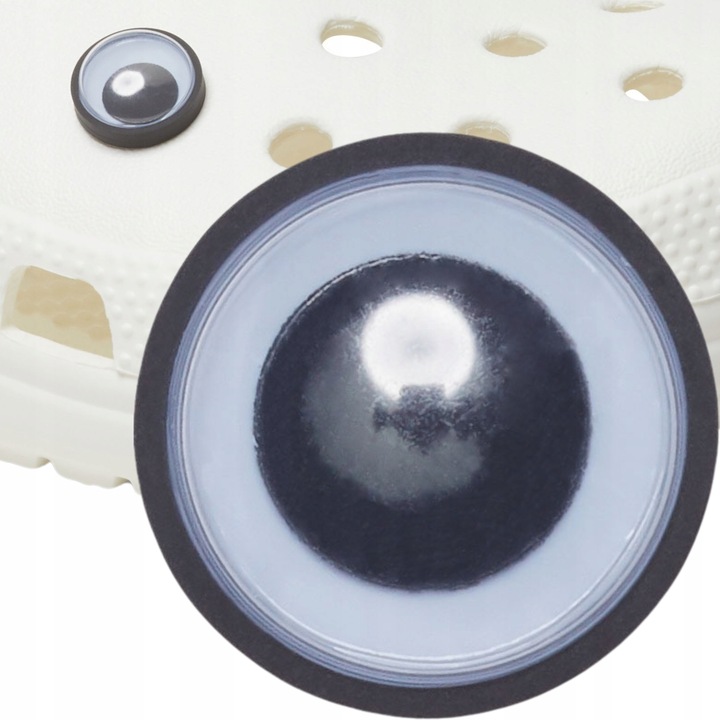 Accesoriu, Crocs, Jibbitz, Pin, Eye, Pentru Pantofi, Mat, Asimetric, Pentru Copii Si Adulti, Plastic, Multicolor