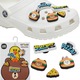 Accesoriu, Crocs, Jibbitz, Pin, Set de 5, Line Friends, Pentru Pantofi, Mat, Asimetric, Pentru Copii Si Adulti, Plastic, Multicolor