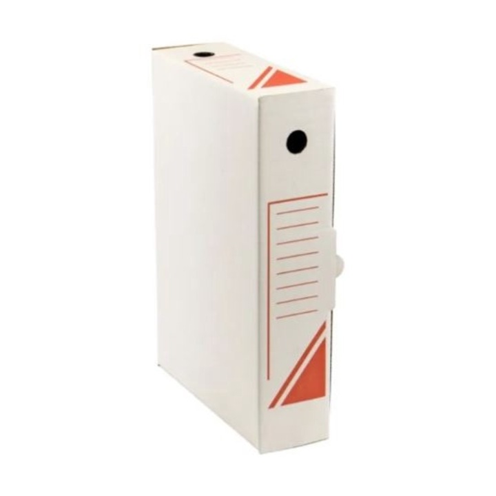 Irattartó doboz, 80 mm x 350 x 250 mm, fehér