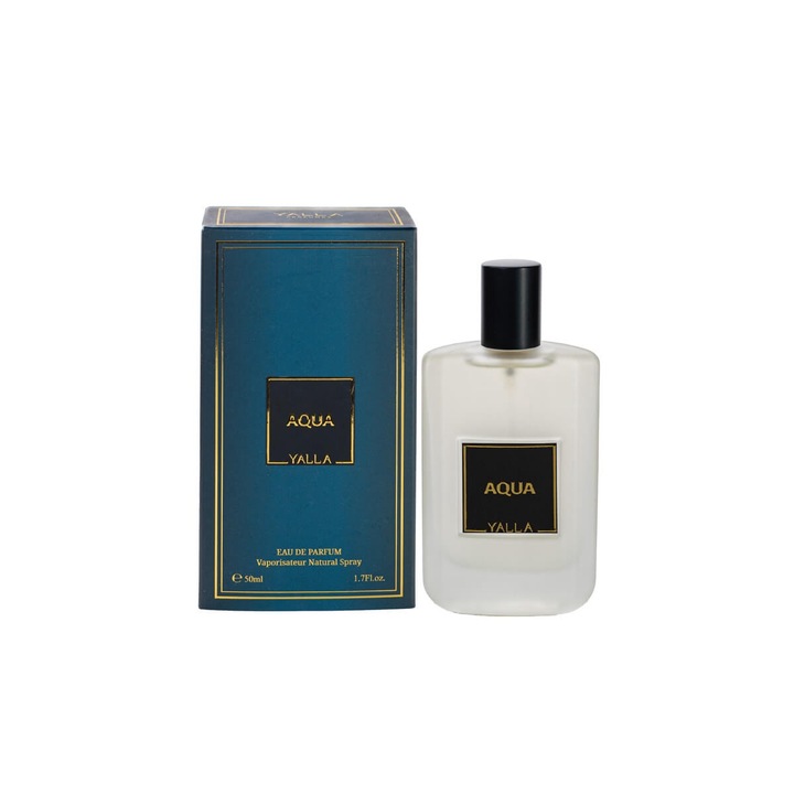 Парфюм Aqua by Yalla, оригинален, арабски, внос от Дубай, 50 ml