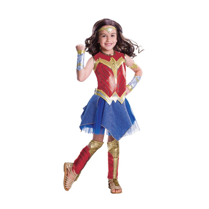 Costum copii, Multicolor, Wonder Woman, M