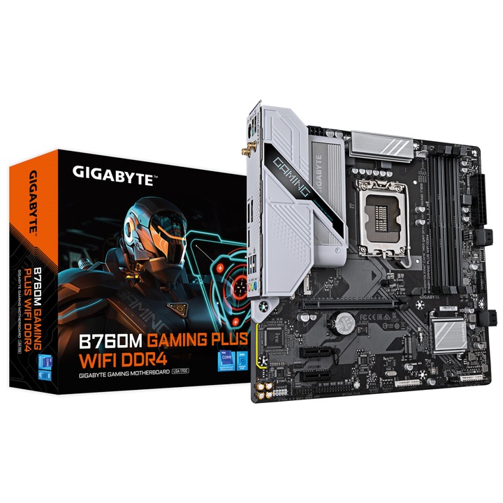 Дънна платка GIGABYTE B760M GAMING PLUS WIFI LGA1700