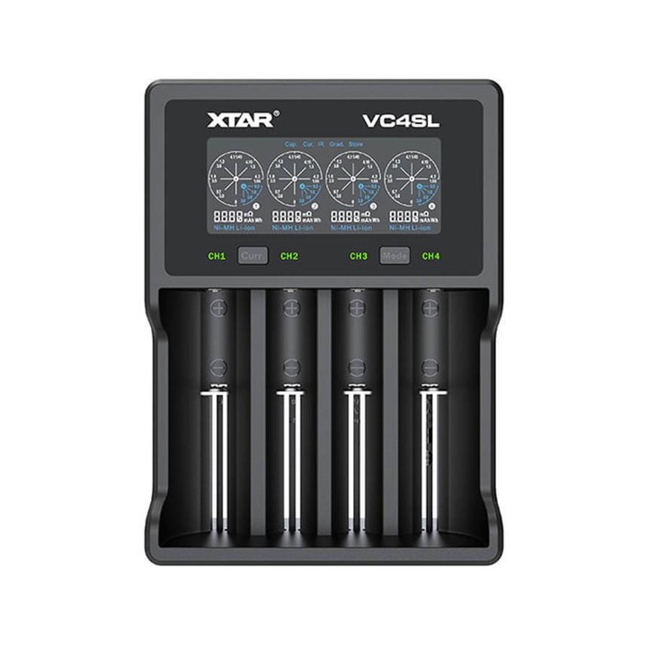 Xtar VC4SL akkumulátor töltő Li-ion Ni-MH Ni-CD akkumulátorokhoz